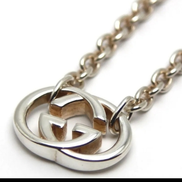 Gucci Luxury Necklace Sterling Silver 16inch chain - Picture 8 of 11